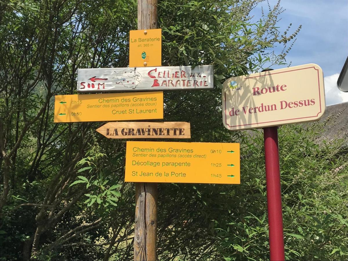 Bed and Breakfast la gravinette Cruet Esterno foto